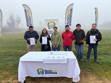 Se concreta entrega de terreno para modernizar Estadio Municipal de Hualañé