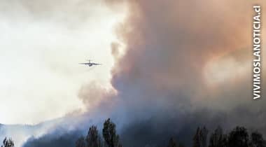Violento incendio estalló en cerro Tabontinaja de San Javier