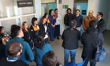 Salud Municipal de Parral conoce la experiencia del SAR de Curicó