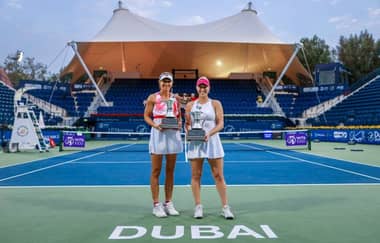 Alexa Guarachi y Darija Jurak se titularon campeonas de dobles en Dubai