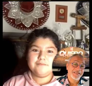 Niña curicana sorprende con su voz en programa de talentos de Luis Jara