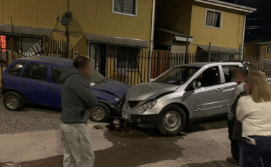 Carabineros detuvo a conductor que chocó dos casas y un vehículo en Villa Nueva Tutuquén de Curicó