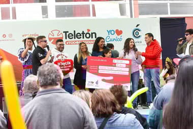 Curicó finalizó con una excelente participación las actividades de la Teletón 2022