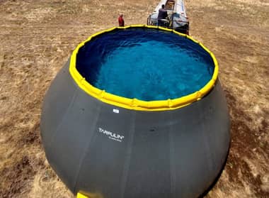 Municipio de Curicó instaló dos piscinas de 50 mil litros para combatir incendios forestales