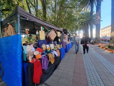 Municipio de Curicó invita a Feria de Emprendedores instalada en Plaza de Armas