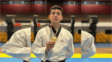 Vicente Cortés logró el primer lugar en nueva fecha del Nacional de Taekwondo 