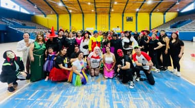 Halloween se apoderó del Taller de Zumba en el gimnasio Abraham Milad