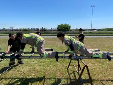 La Segunda de Bomberos Curicó celebró el 22° aniversario de su brigada juvenil