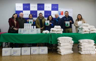 Curicó recibe importante donación para sus EcoMercados Solidarios