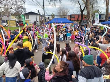 Municipio de Curicó celebró el Día de la Niñez en la Alameda