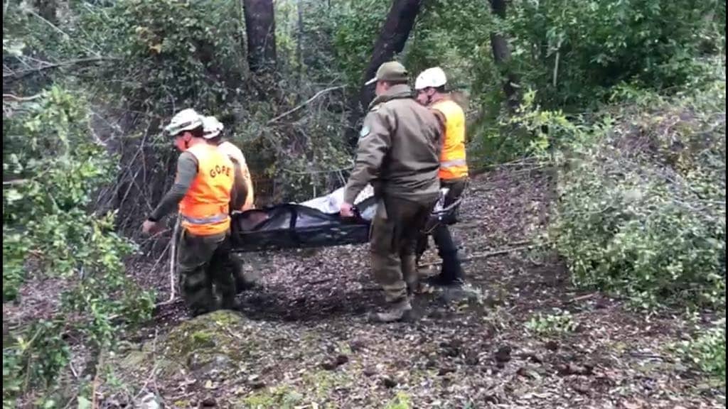 Excursionista habría muerto tras caída libre en quebrada de Radal