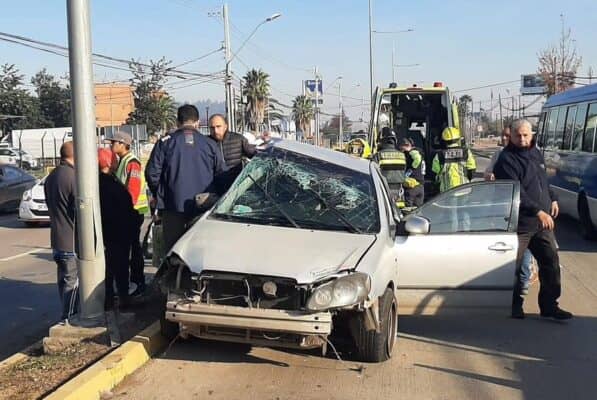 Mujer de 27 años falleció en accidente de tránsito en Avenida Alessandri de Curicó