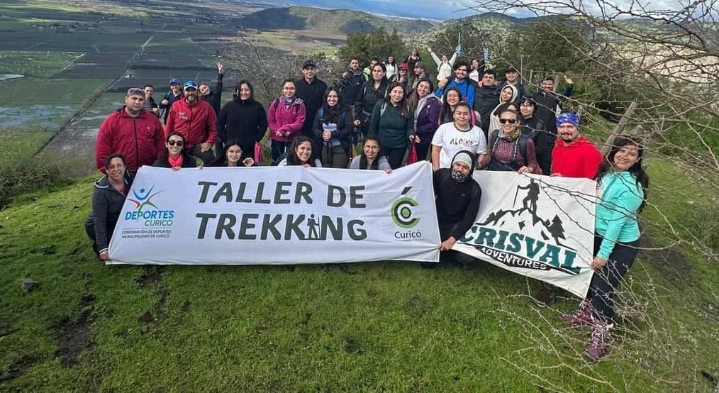 Y el trekking se puso de moda en Curicó