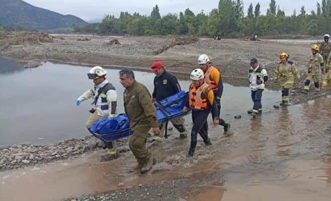 Encuentran cuerpo de mujer que se lanzó al Tinguiririca: su hijo sigue desaparecido