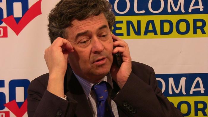 Amago de incendio en oficina parlamentaria del Senador Coloma