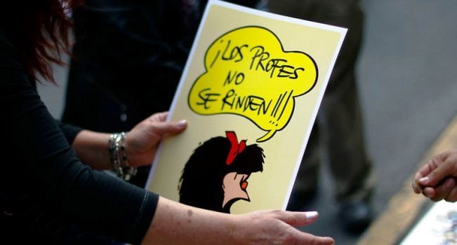 Denuncian violencia contra profesores de liceo tenino