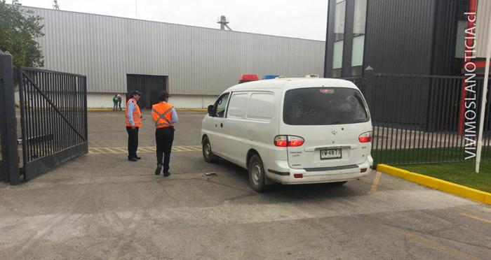 Grúa horquilla aplastó a trabajador curicano