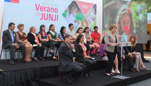 Presidenta Bachelet inauguró en Curicó ‘Jardines de Verano 2016’