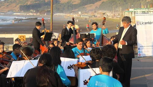 3er Encuentro de Orquestas Sinfónicas Juveniles deleitó al público de Iloca y Licantén