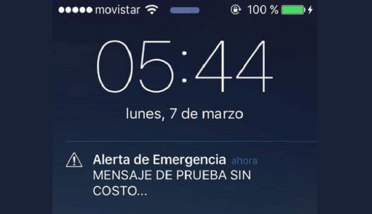 Gobierno responsabilizó a Movistar por mensaje de emergencia