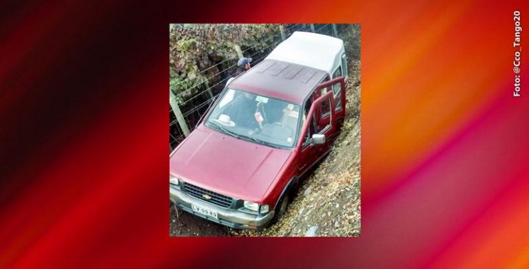 Con riesgo vital mujer accidentada en el camino a la costa