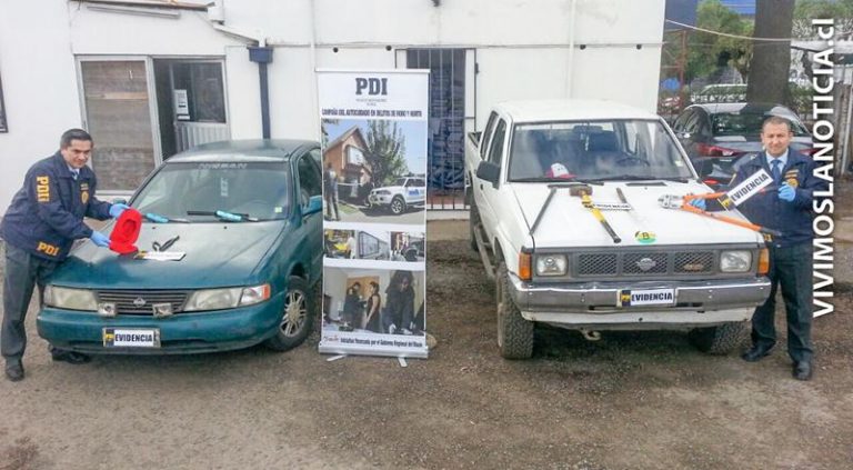PDI Parral detiene a banda delictual dos veces en menos de 12 horas