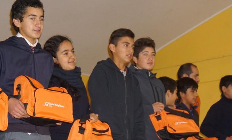 [FOTOS] “Good Neighbors” entregó implementación a niños de Hualañé