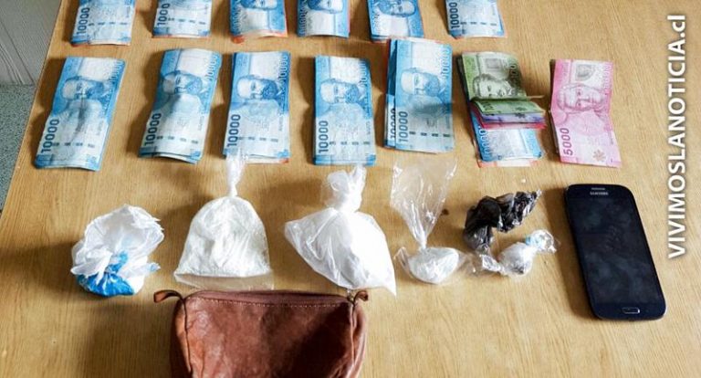 Sorprenden a colectivero con drogas y dinero en efectivo