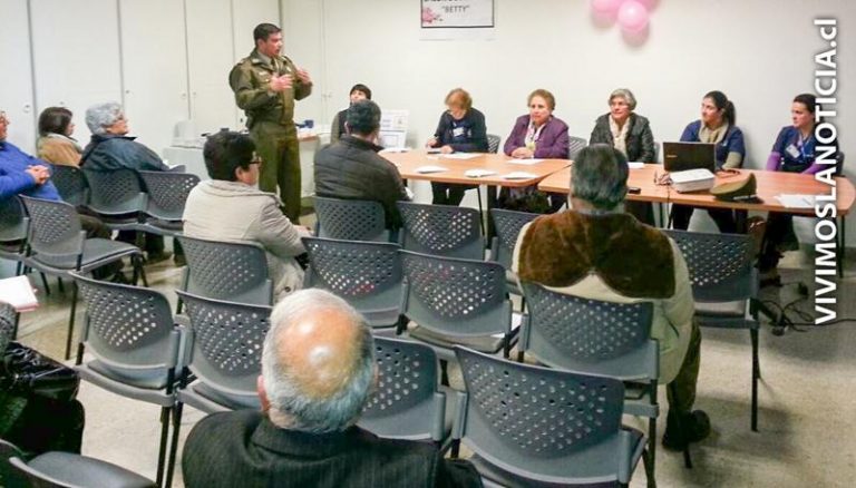 Carabineros se reunió con vecinos de Rauquén