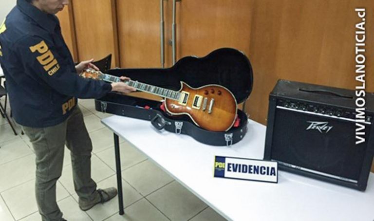 Ofrecían guitarra y amplificador robados por redes sociales