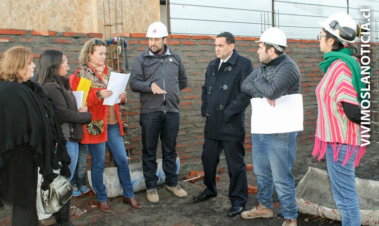 Avanzan obras de construcción de jardín infantil en Villa Los Almendros