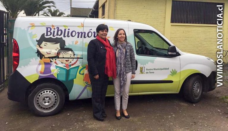 Fundación Arauco dona “bibliomóvil” a la comuna de Teno