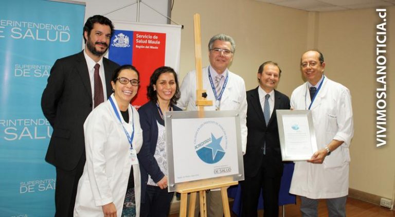 Entregan certificado de acreditación al Hospital de Emergencia de Curicó