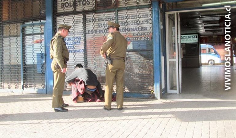 El drama de niños y adolescentes del terminal de buses de Talca