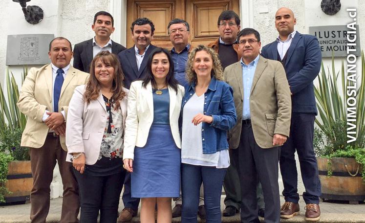 Autoridades de Molina saludan a nuevos concejales