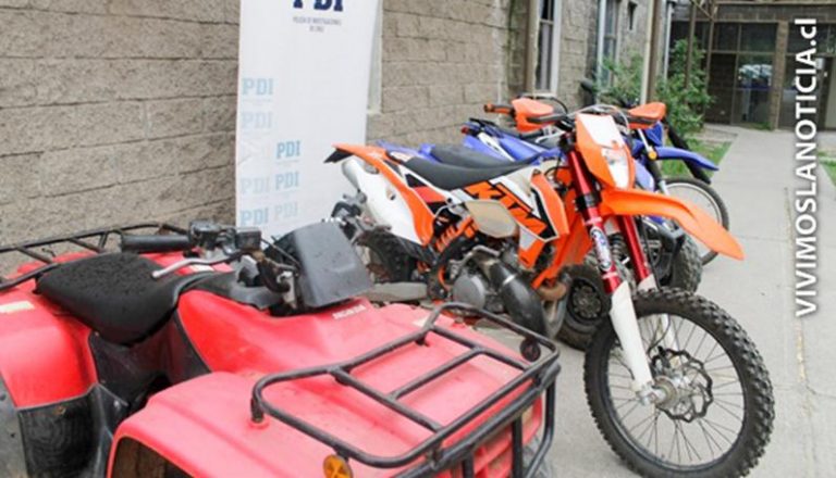 Recuperan motos robadas avaluadas en 20 millones de pesos