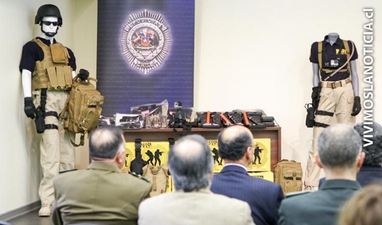 PDI adquiere implementación táctica para operativos policiales