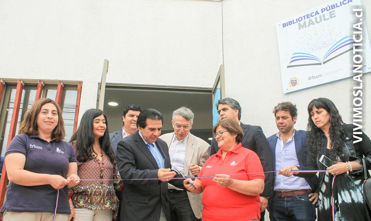 Remodelaron flamante Biblioteca Central de Maule