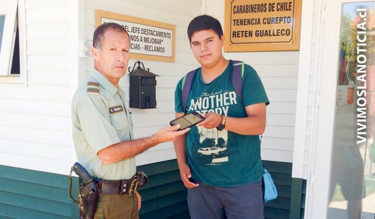 Valoran gesto de funcionario de Carabineros