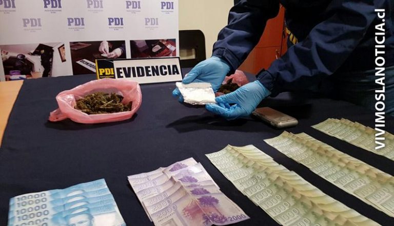 Detienen a curicano que traficaba pasta base