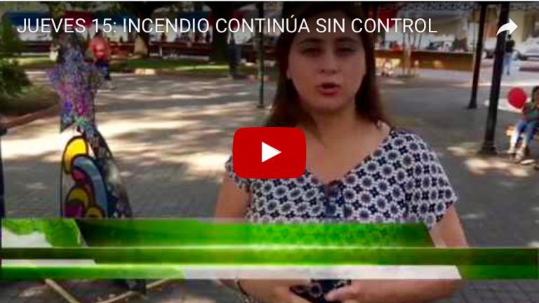 [VIDEO] Incendio continúa sin control en Vichuquén