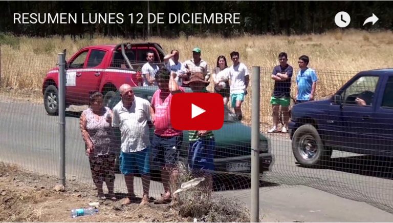 [VIDEO] Resumen informativo lunes 12 de diciembre
