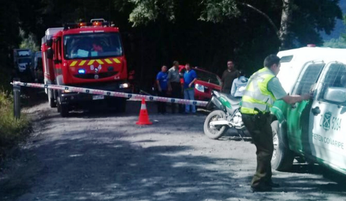 Dos carabineros mueren tras caer vehículo policial a un barranco en Panguipulli