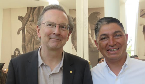 Core recibió a premio Nobel de Medicina Jack William Szostak