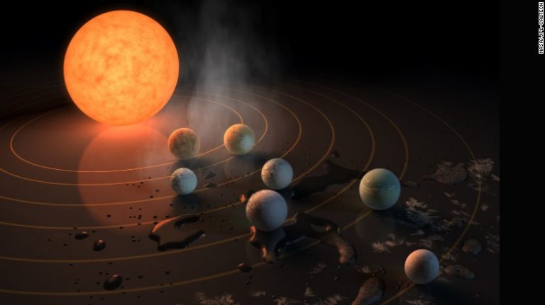 NASA descubre al menos 7 planetas del tamaño de la Tierra