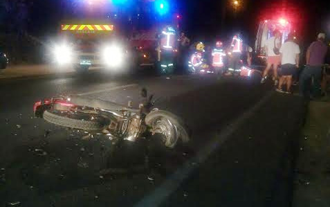Herido grave deja choque de moto con tractor sin luces en Romeral