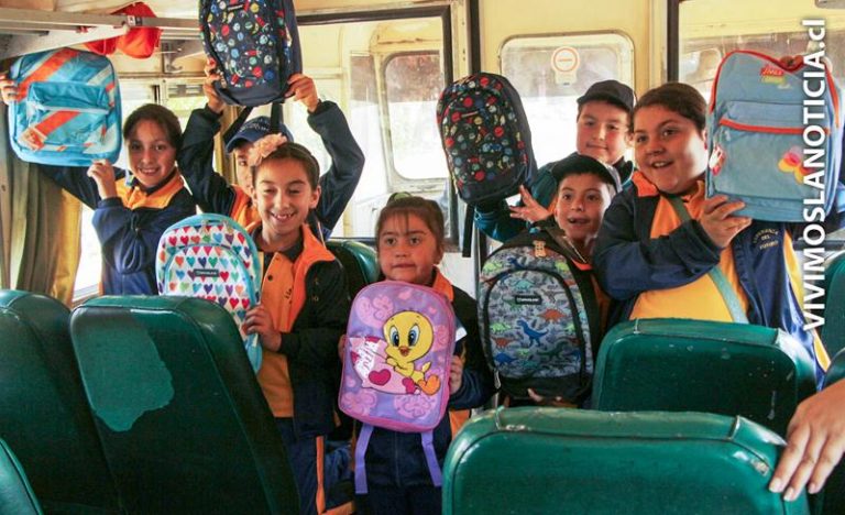 Tren solidario llevó esperanza a niños afectados con incendios forestales