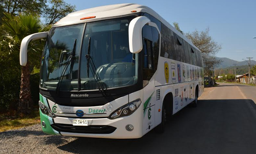 Alumnos de colegios municipales siguen con buses de acercamiento