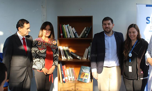 Inauguran biblioteca en Centro de Rehabilitación de Drogas Los Guindos