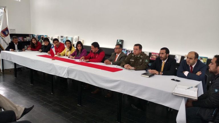 Se constituyó consejo comunal de seguridad pública de Licantén